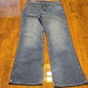 GAP Vintage Flare High Rise Jeans Women’s Size 29 Blue Retro 70s Style Denim